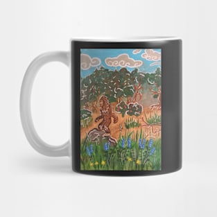 Sasquatch landscape Mug